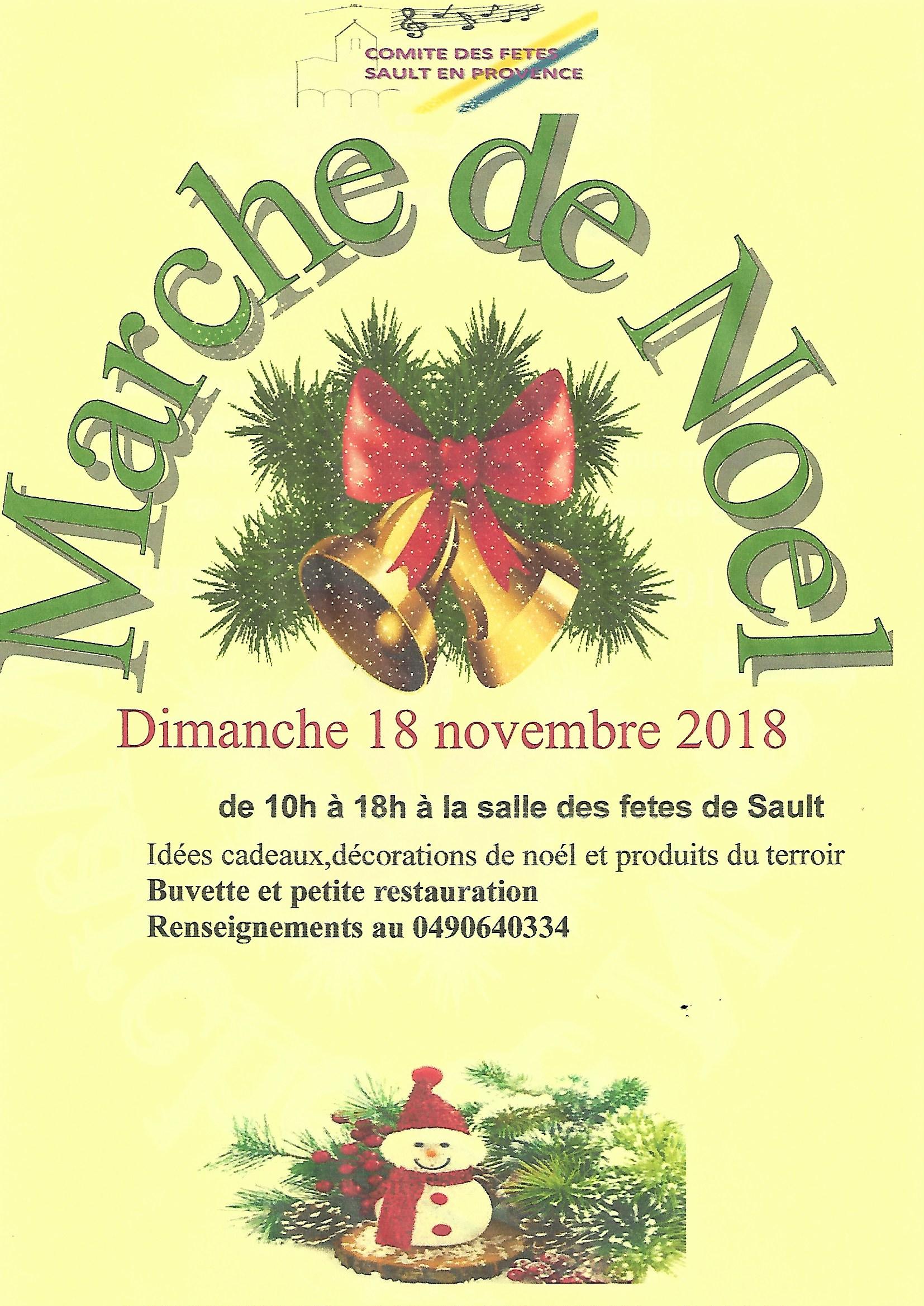 Marché de Noël Sault COMMUNE DE SAINTTRINIT